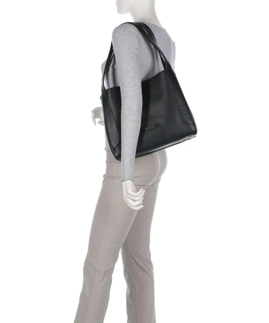 Kazar Shoulder Bags|Hobo Bags-Ange Hobo bag grained cow leather