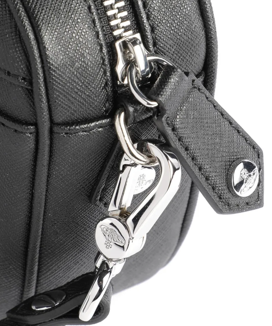 Vivienne Westwood Crossbody Bags-Anna Saffiano Biogreen Crossbody bag imitation leather