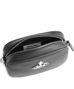Vivienne Westwood Crossbody Bags-Anna Saffiano Biogreen Crossbody bag imitation leather