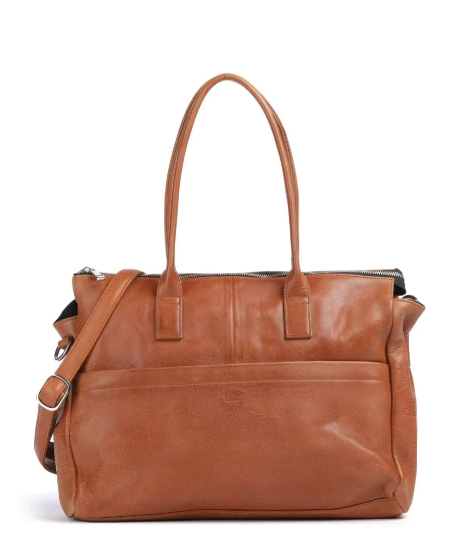 Still Nordic Business- & Laptop Bags|Tote Bags-Anouk Anouk Tote bag 13″ grained leather