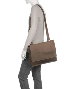 Harold Business- & Laptop Bags-Antic Briefcase 15″ pull-up cow leather