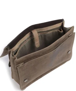 Harold Business- & Laptop Bags-Antic Briefcase 15″ pull-up cow leather
