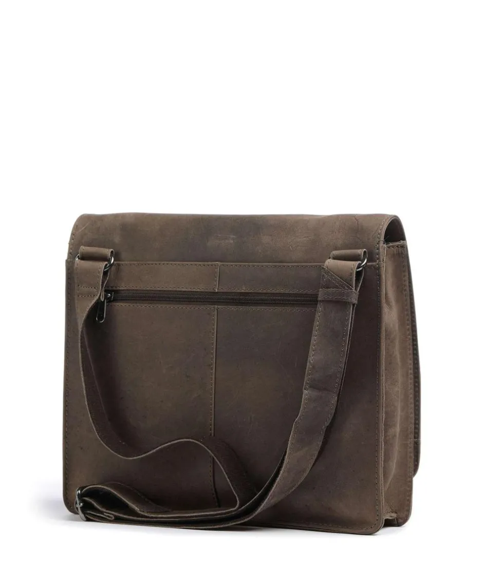 Harold Shoulder Bags-Antic M Shoulder bag 13″ pull-up cow leather