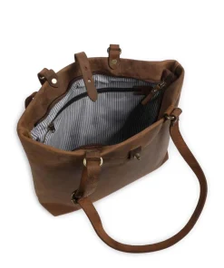 Harold Tote Bags-Antic Tote bag brushed cow leather