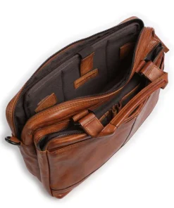 Spikes & Sparrow Business- & Laptop Bags-Apache Briefcase 13″ grained leather