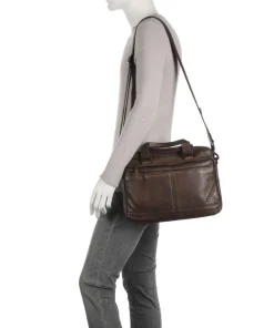 Spikes & Sparrow Business- & Laptop Bags-Apache Briefcase 13″ grained leather