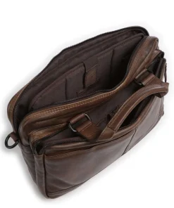 Spikes & Sparrow Business- & Laptop Bags-Apache Briefcase 13″ grained leather