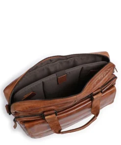 Spikes & Sparrow Business- & Laptop Bags-Apache Briefcase 15″ grained leather