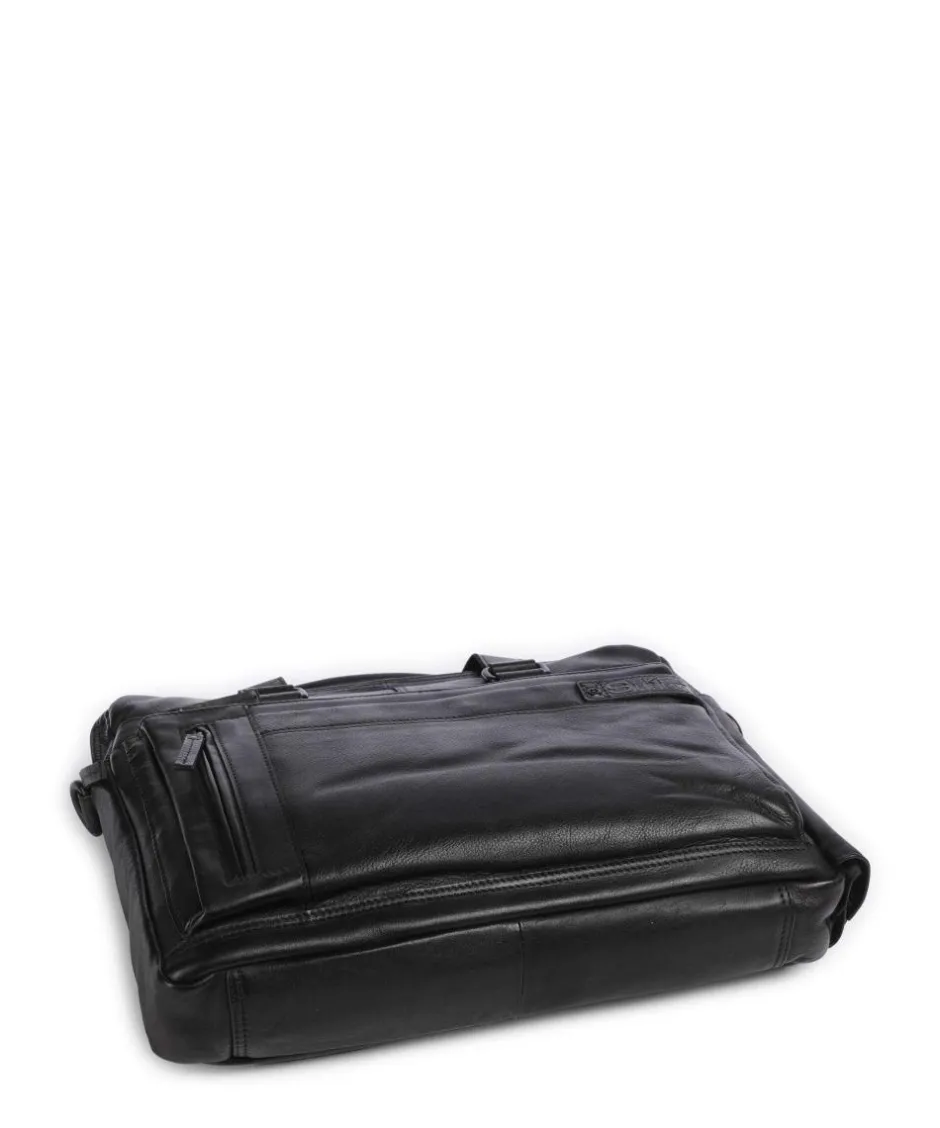Spikes & Sparrow Business- & Laptop Bags-Apache Brutus Briefcase 15″ fine grain leather