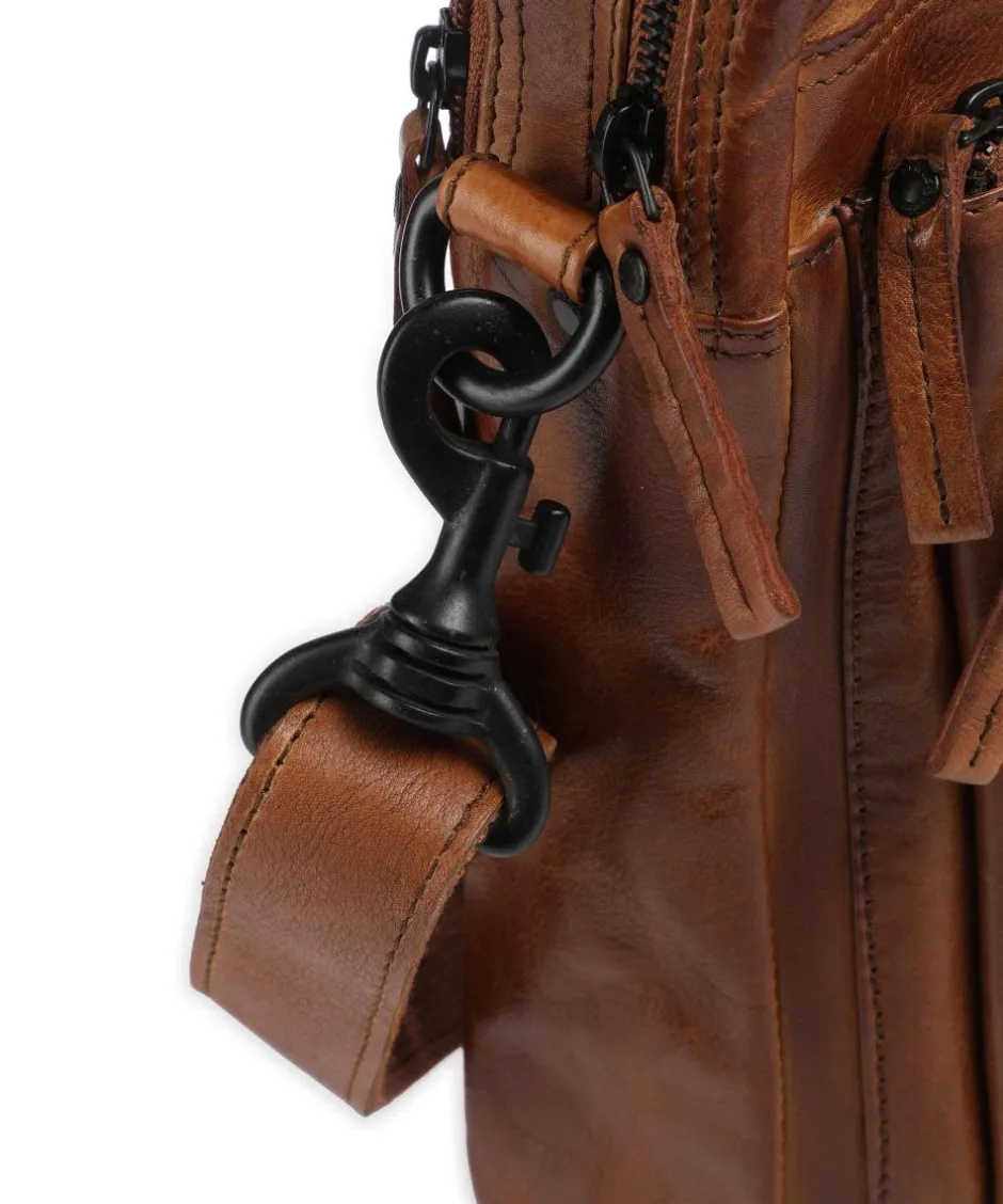 Spikes & Sparrow Business- & Laptop Bags-Apache Brutus Briefcase 15″ fine grain leather