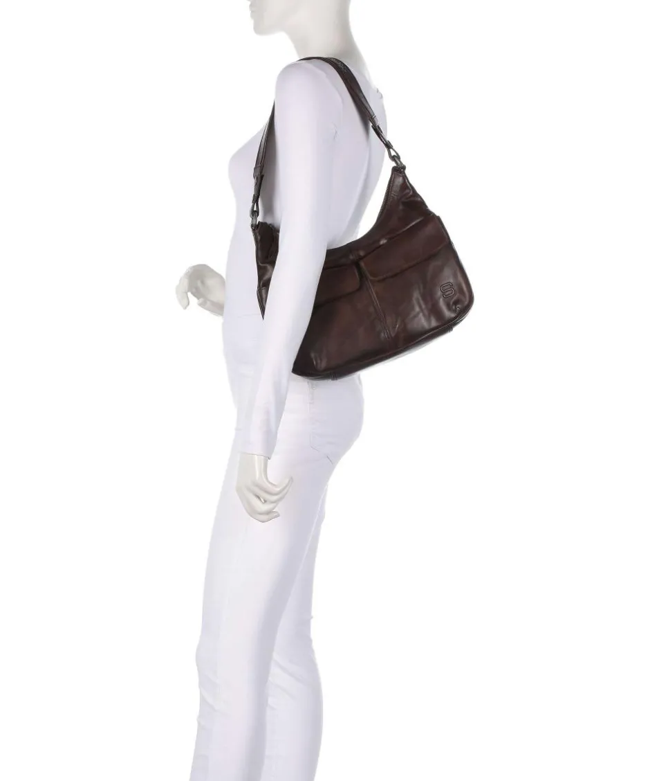 Spikes & Sparrow Shoulder Bags|Crossbody Bags-Apache Caryn Shoulder bag grained cow leather