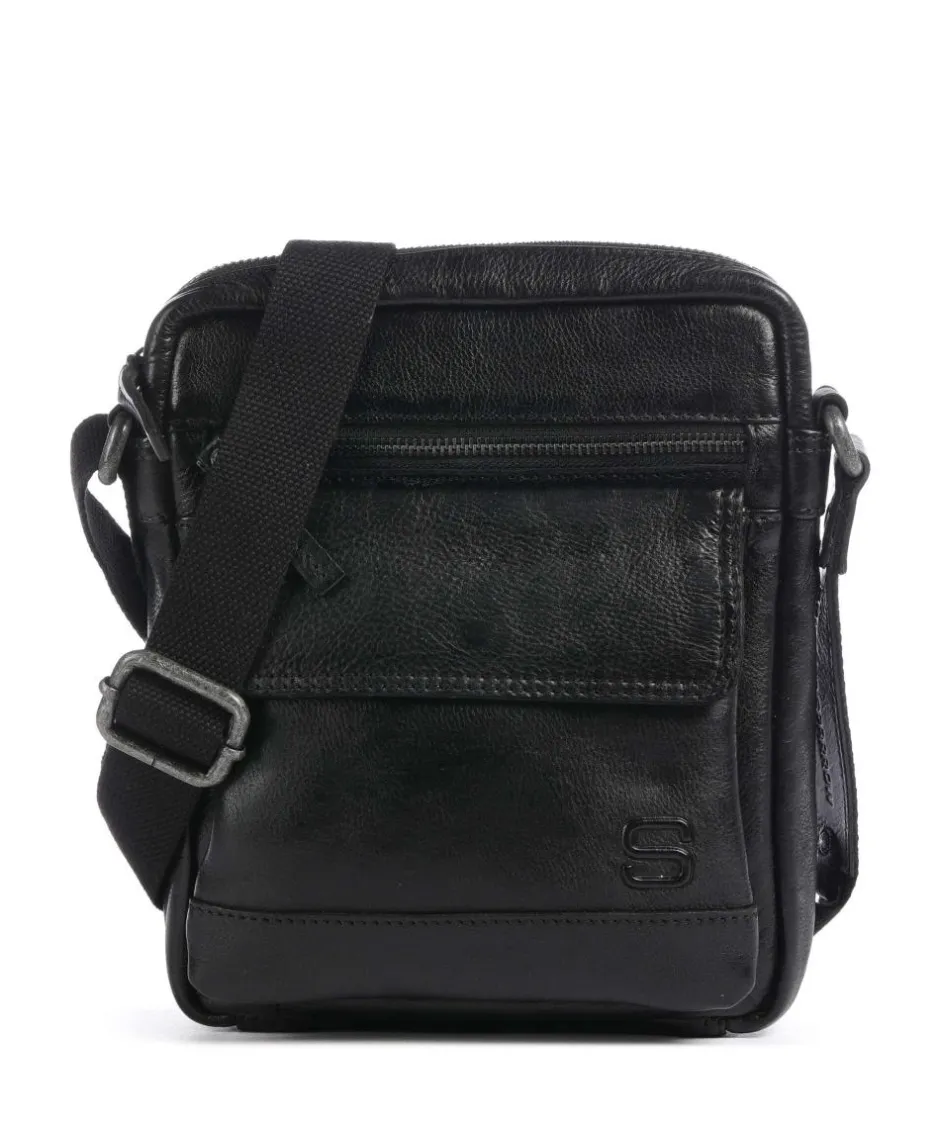 Spikes & Sparrow Crossbody Bags-Apache Crossbody bag fine grain leather