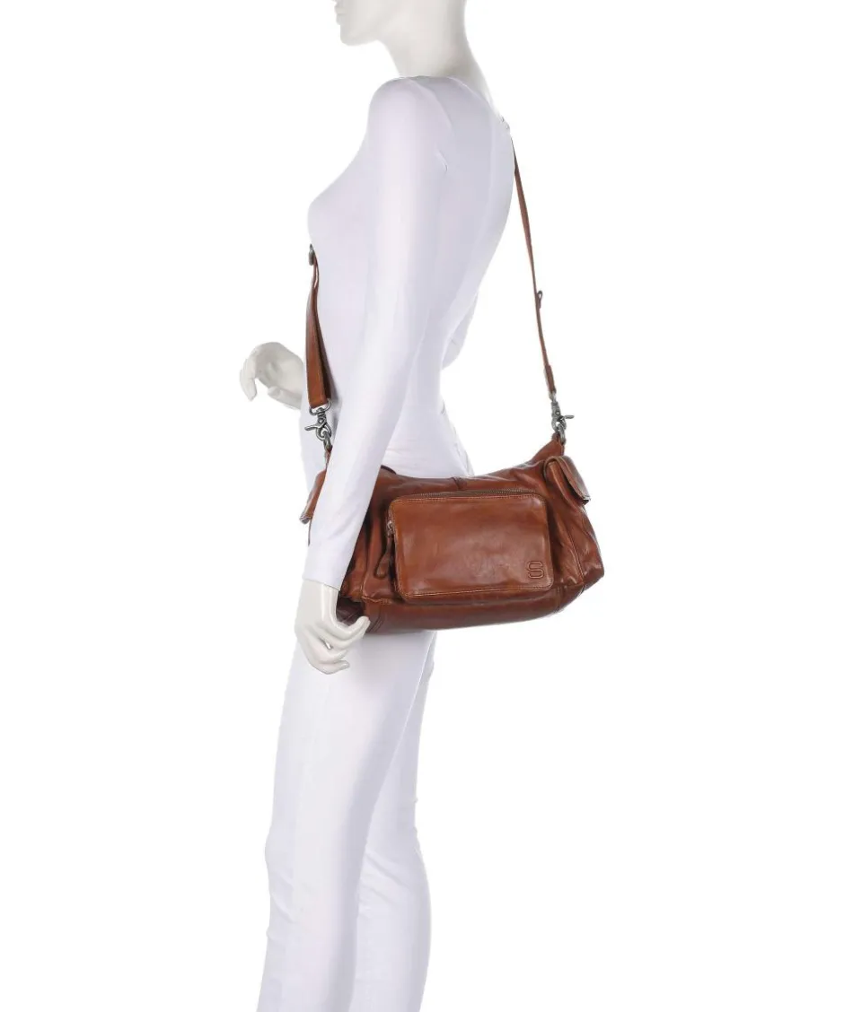 Spikes & Sparrow Shoulder Bags|Crossbody Bags-Apache Jaclyne Shoulder bag grained cow leather