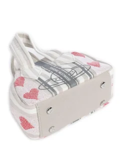 Vivienne Westwood Handbags|Crossbody Bags-Archive Linen Heart Stripes Mini Crossbody bag fabric