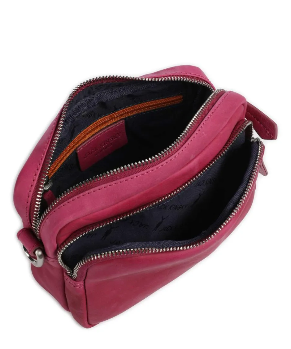 Jack Kinsky Crossbody Bags-Aruba 1 Crossbody bag fine grain leather