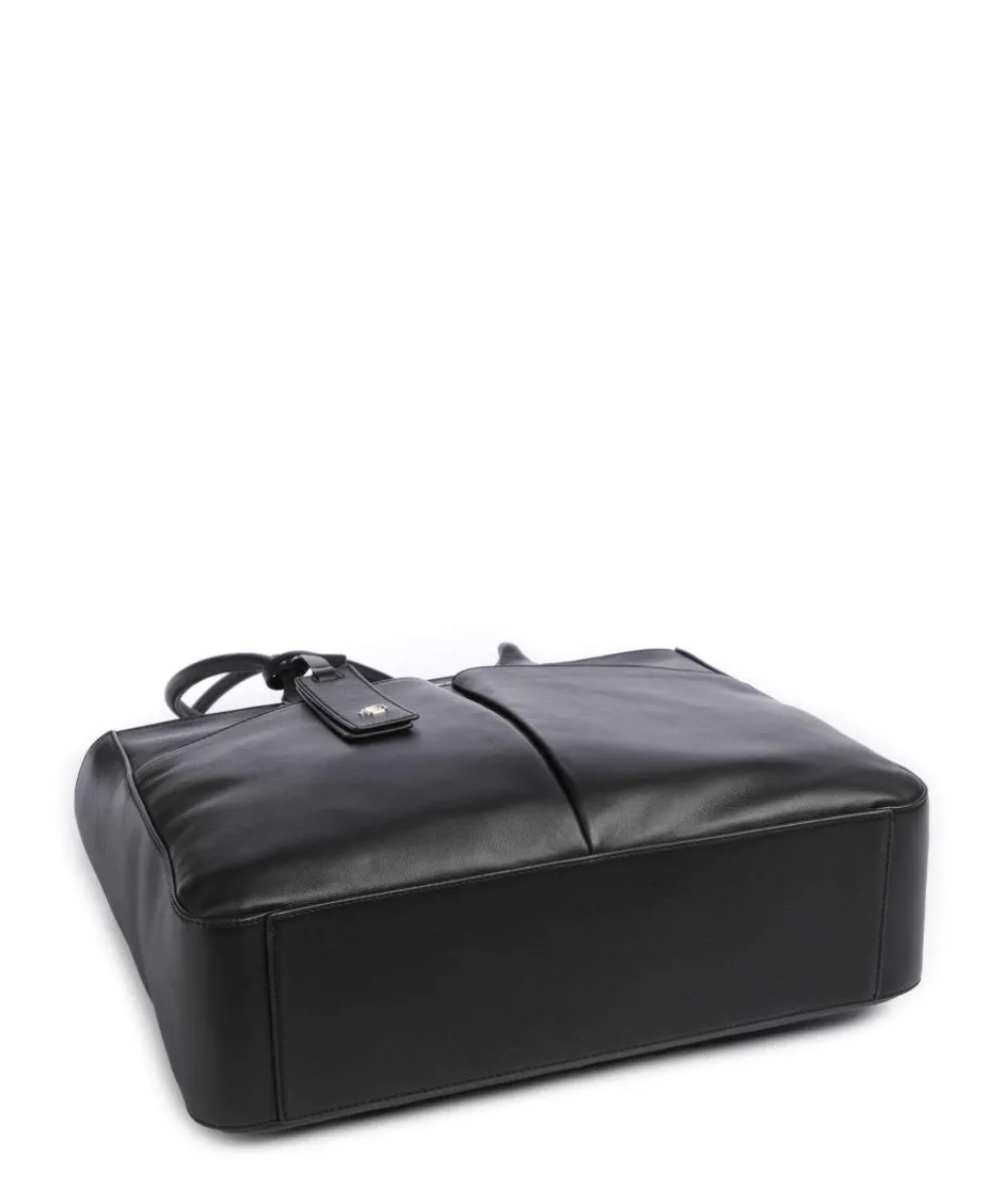Piquadro Tote Bags-Ashley Tote bag 15″ fine grain cow leather