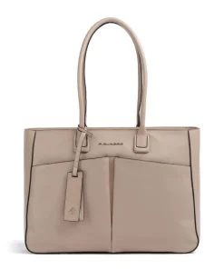 Piquadro Tote Bags-Ashley Tote bag 15″ fine grain cow leather