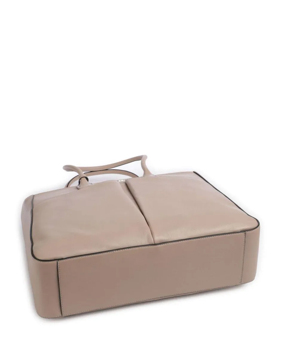 Piquadro Tote Bags-Ashley Tote bag 15″ fine grain cow leather