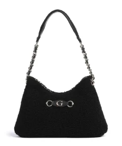 Guess Shoulder Bags-Aslia Shearling Shoulder bag faux fur