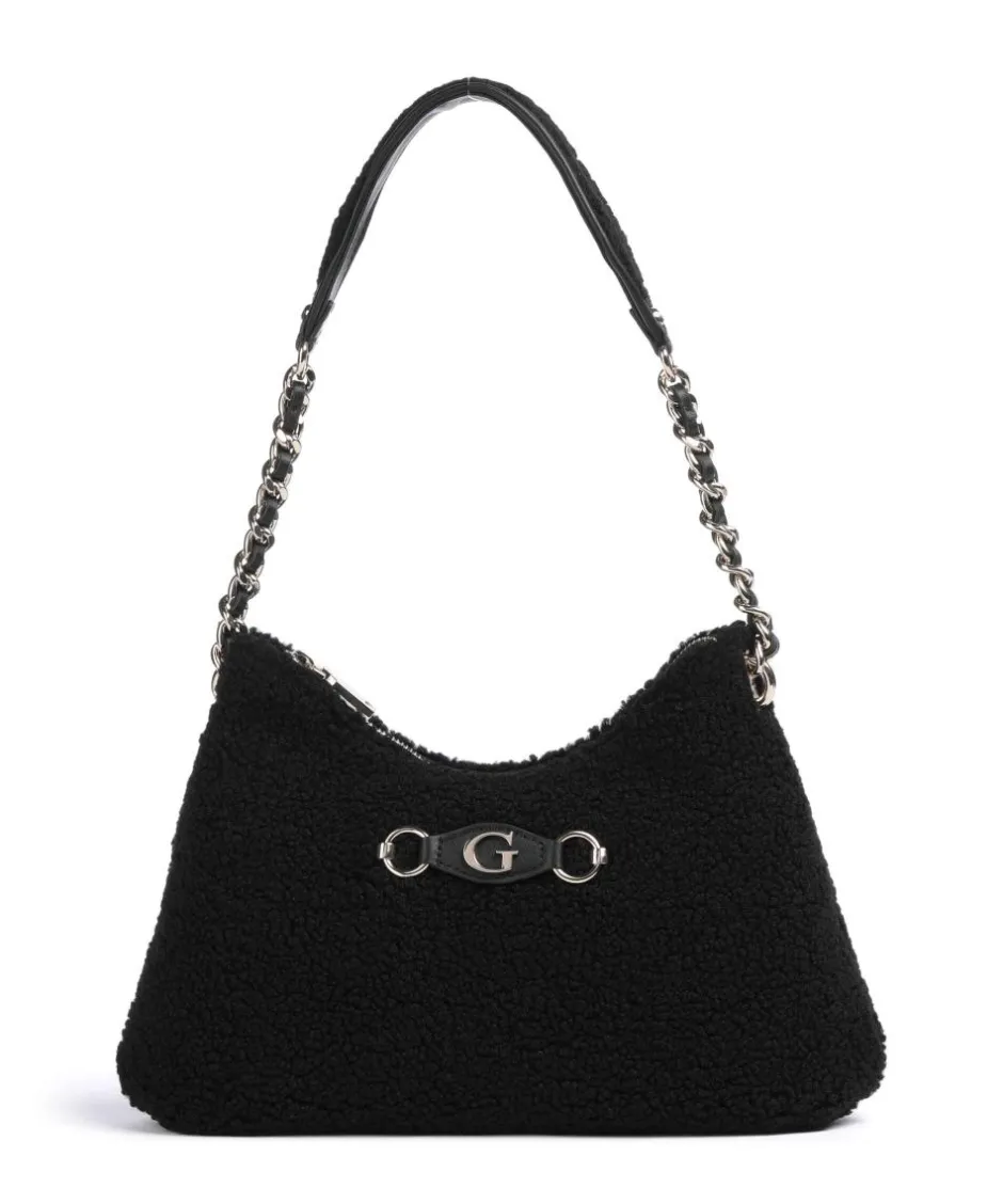 Guess Shoulder Bags-Aslia Shearling Shoulder bag faux fur