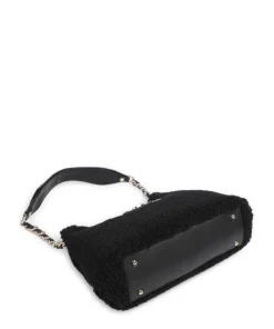 Guess Shoulder Bags-Aslia Shearling Shoulder bag faux fur