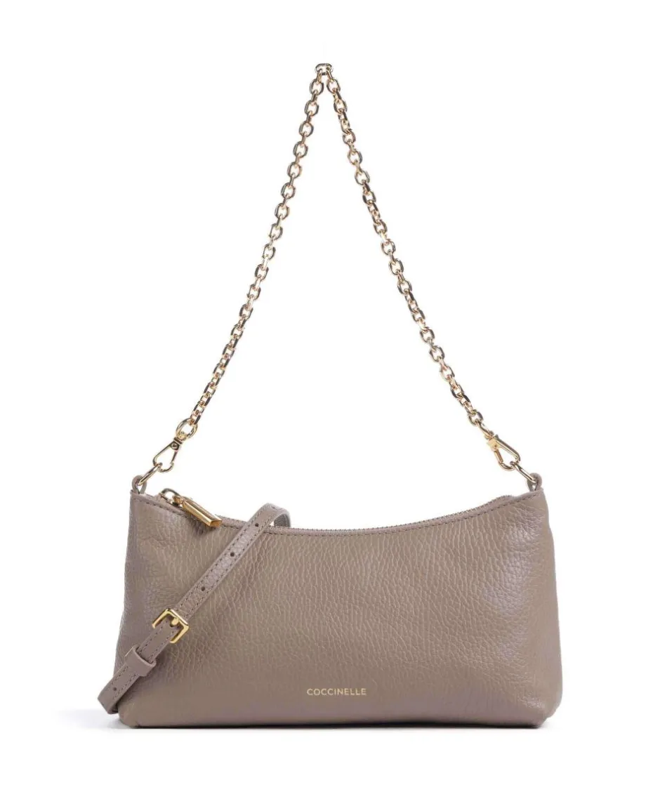 Coccinelle Shoulder Bags|Crossbody Bags-Aura Shoulder bag grained leather