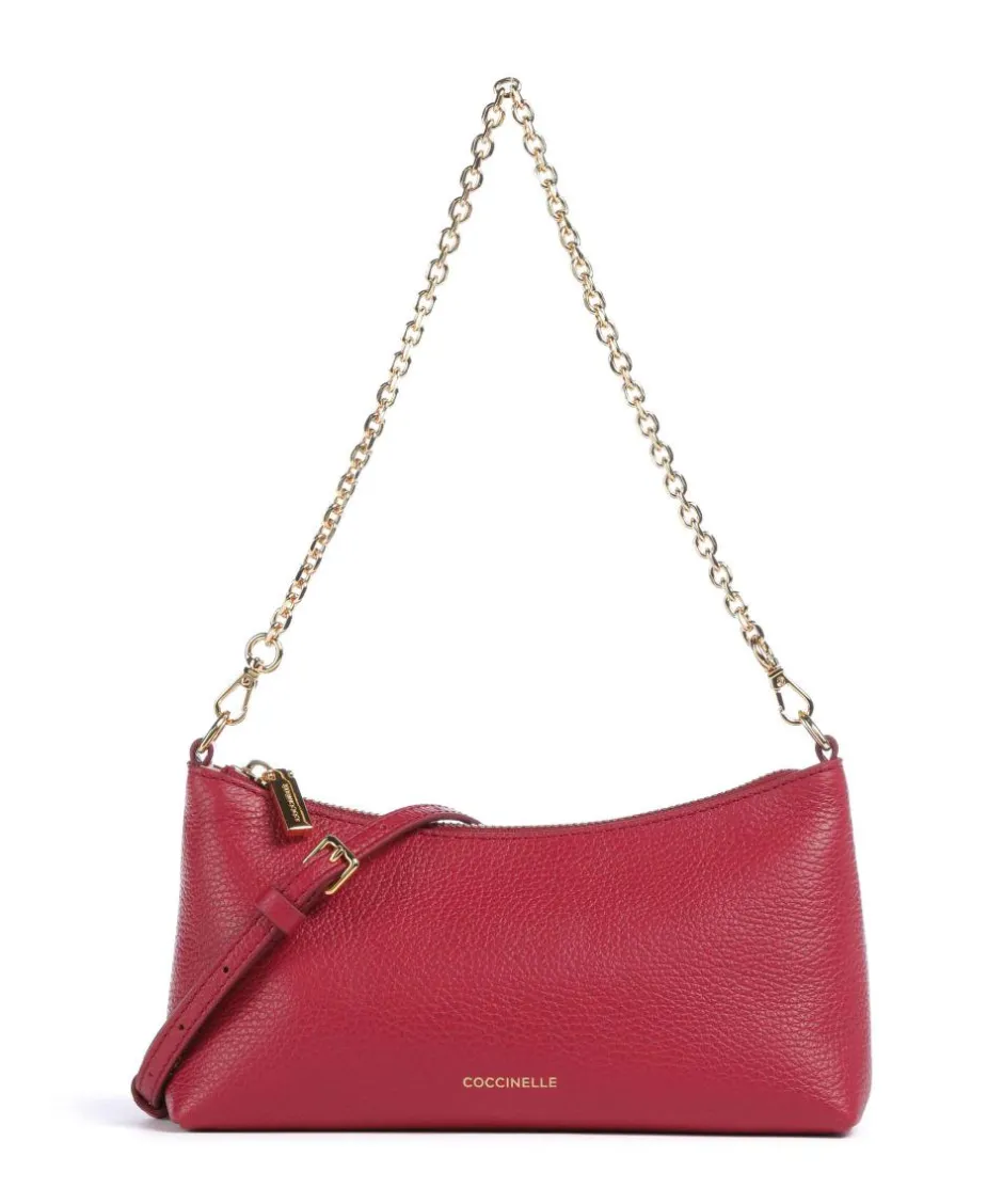 Coccinelle Shoulder Bags|Crossbody Bags-Aura Shoulder bag grained leather