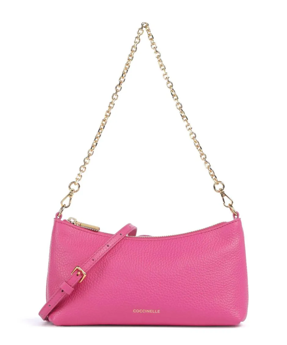 Coccinelle Shoulder Bags|Crossbody Bags-Aura Shoulder bag grained leather