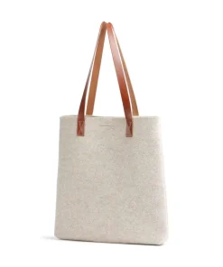 Castelijn & Beerens Tote Bags-Babette Tote bag fine grain leather, fabric