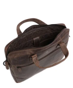 Jack Kinsky Business- & Laptop Bags-Baltimore 8 Briefcase 14″ leather