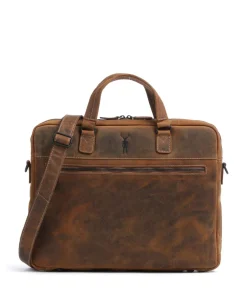 Jack Kinsky Business- & Laptop Bags-Baltimore 8 Briefcase 14″ leather