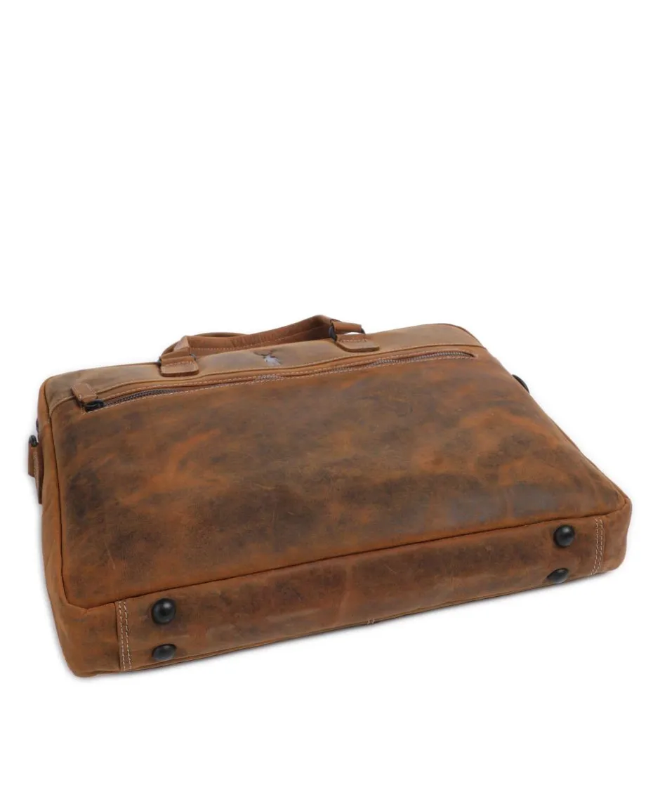 Jack Kinsky Business- & Laptop Bags-Baltimore 8 Briefcase 14″ leather