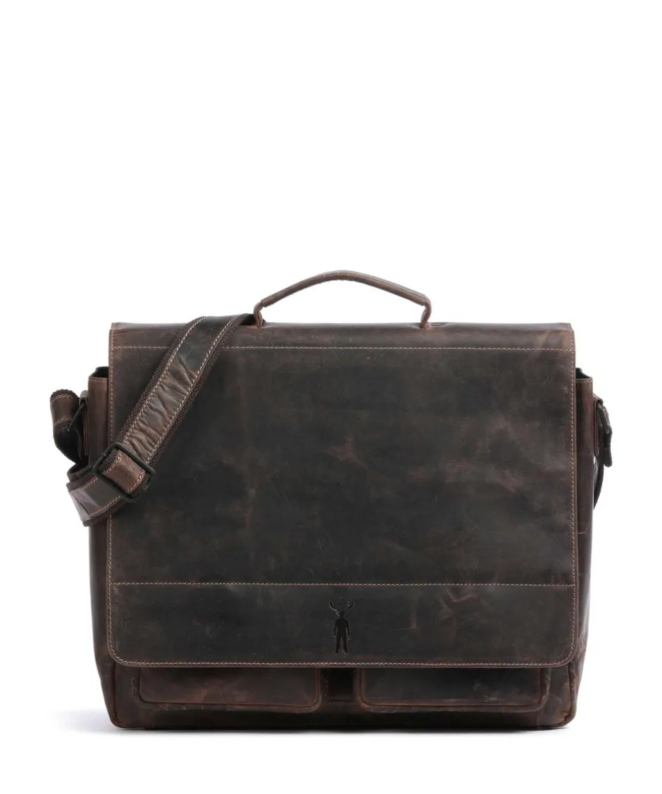 Jack Kinsky Business- & Laptop Bags-Baltimore 6 Briefcase leather