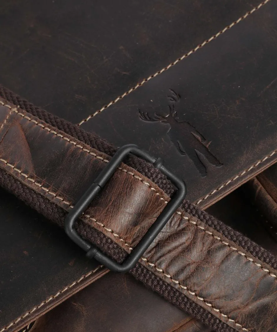 Jack Kinsky Business- & Laptop Bags-Baltimore 6 Briefcase leather