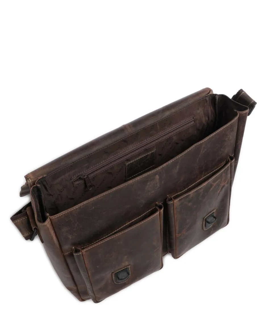 Jack Kinsky Business- & Laptop Bags-Baltimore 6 Briefcase leather