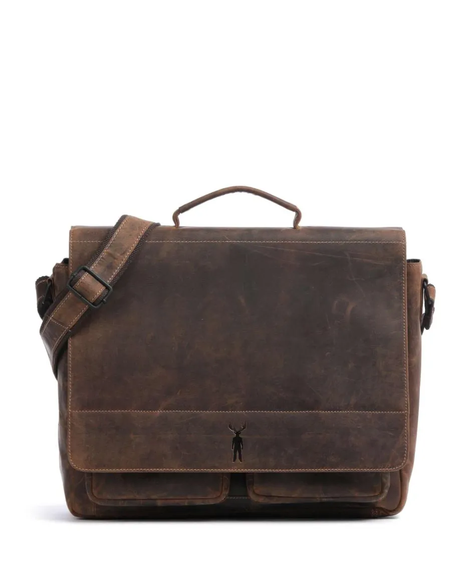 Jack Kinsky Business- & Laptop Bags-Baltimore 6 Briefcase leather