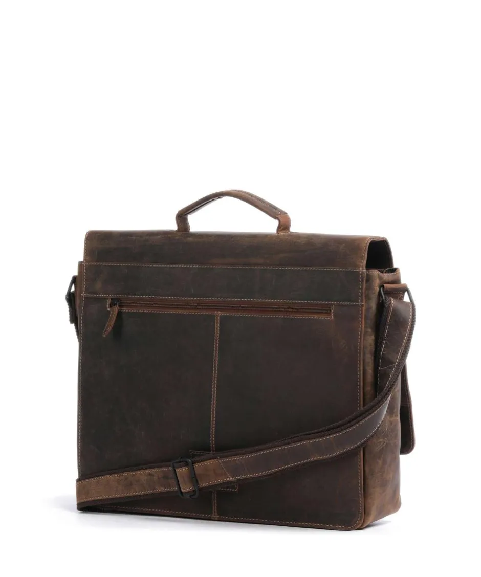 Jack Kinsky Business- & Laptop Bags-Baltimore 6 Briefcase leather