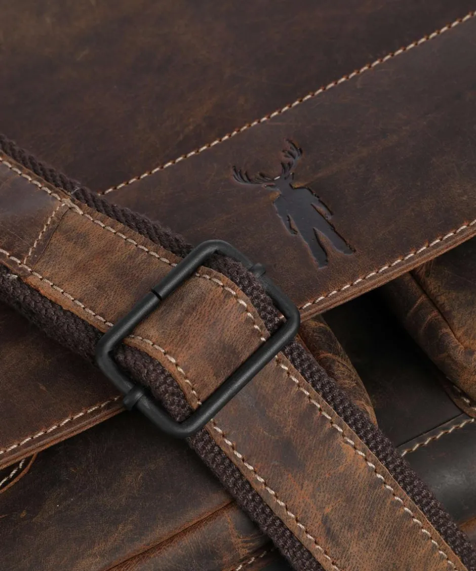 Jack Kinsky Business- & Laptop Bags-Baltimore 6 Briefcase leather