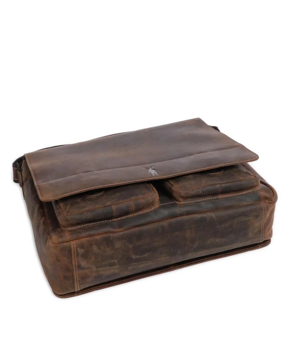 Jack Kinsky Business- & Laptop Bags-Baltimore 6 Briefcase leather