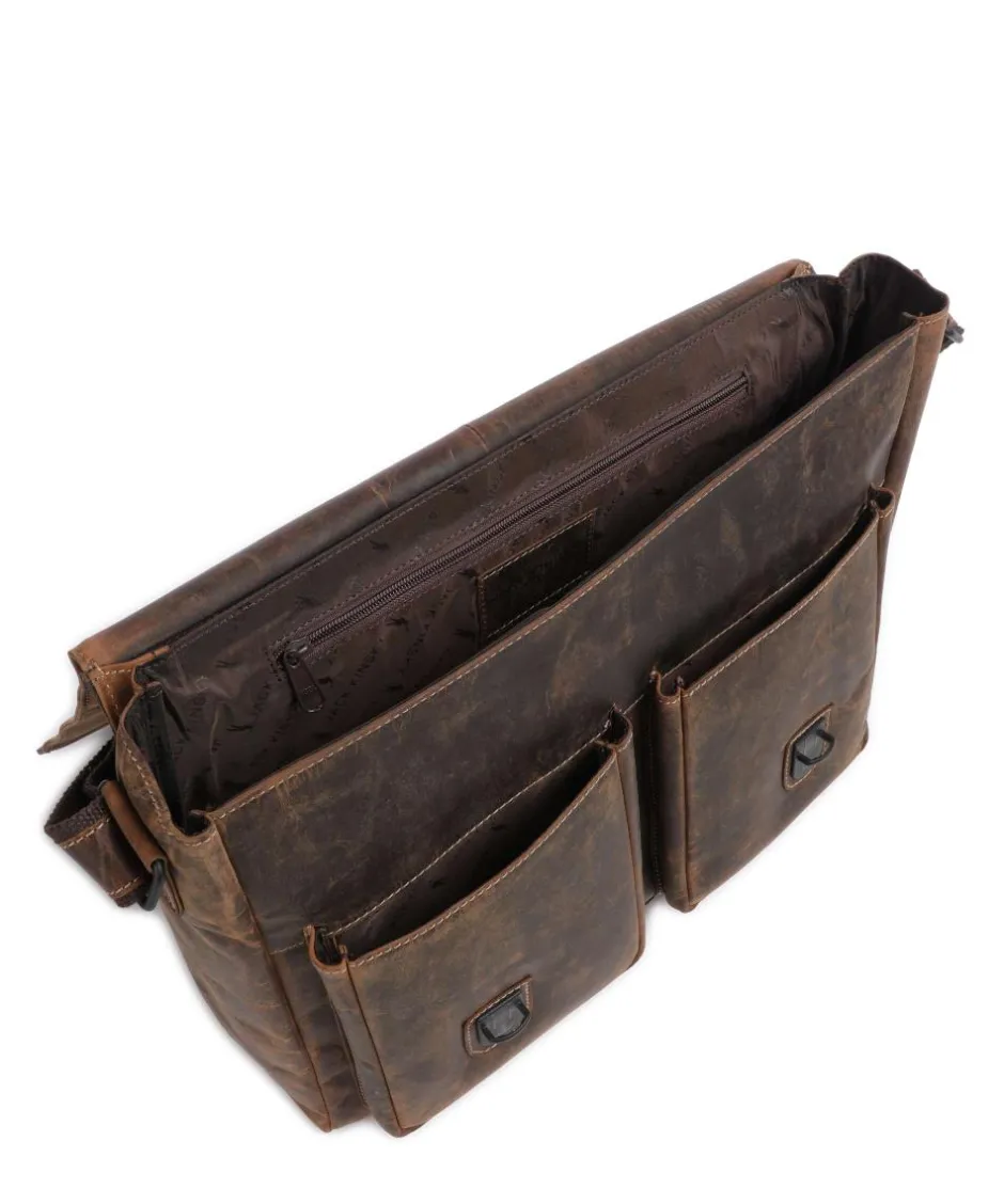 Jack Kinsky Business- & Laptop Bags-Baltimore 6 Briefcase leather