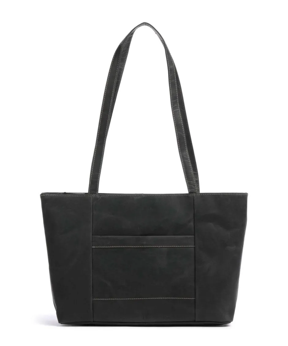 Jack Kinsky Tote Bags-Baltimore 18 Tote bag fine grain leather