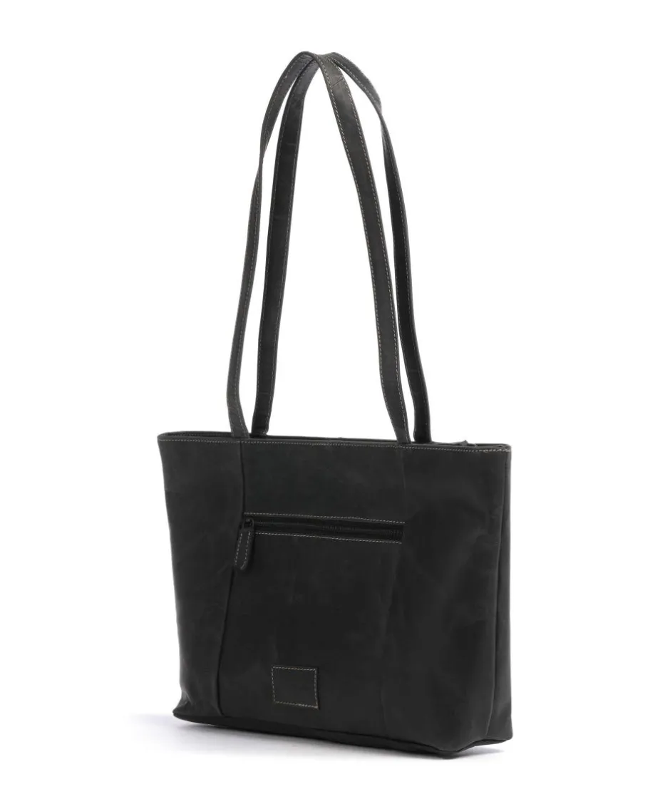 Jack Kinsky Tote Bags-Baltimore 18 Tote bag fine grain leather