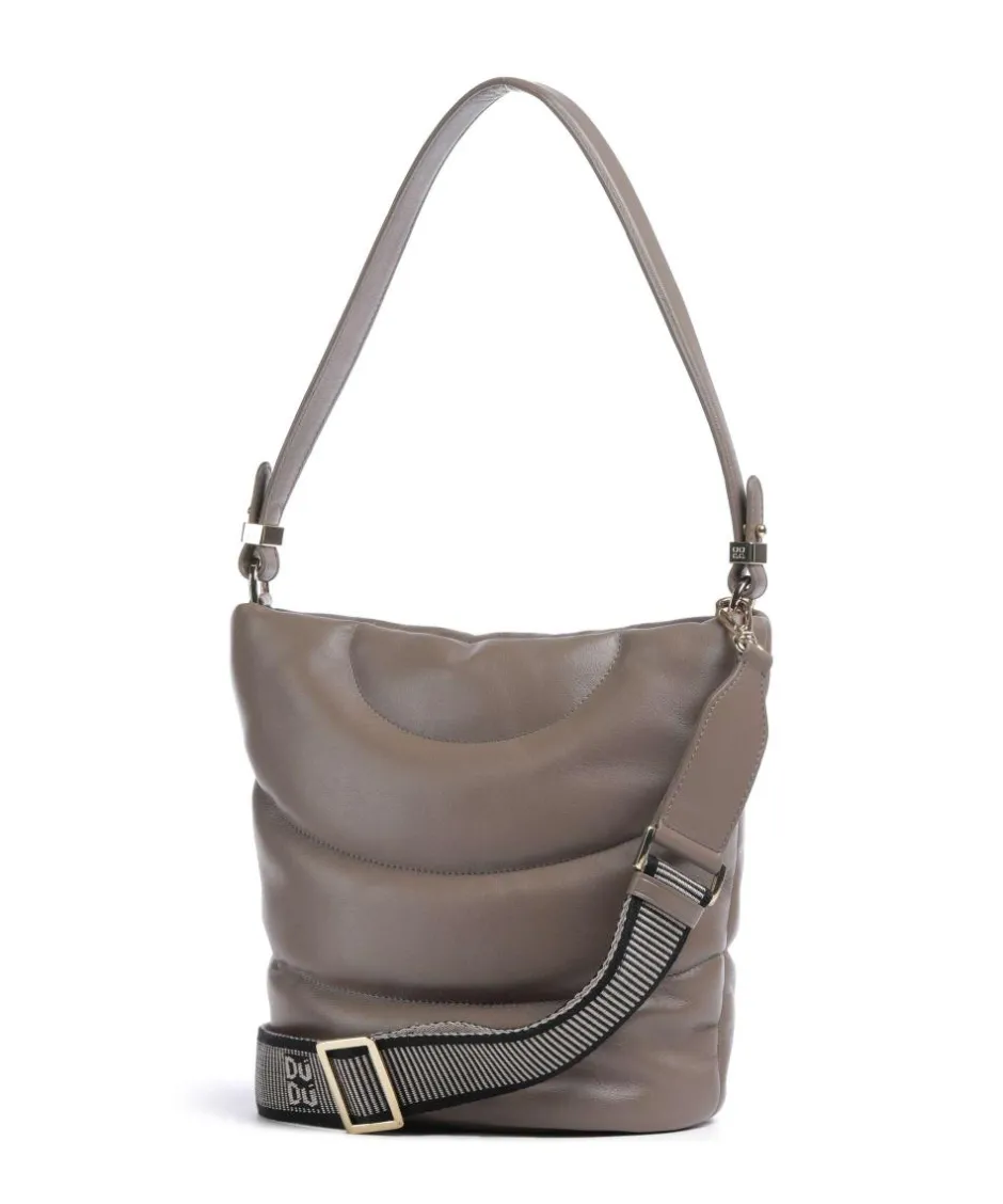 DuDu Bags Hobo Bags|Crossbody Bags-Barbara M. Bucket bag fine grain leather