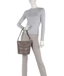 DuDu Bags Hobo Bags|Crossbody Bags-Barbara M. Bucket bag fine grain leather