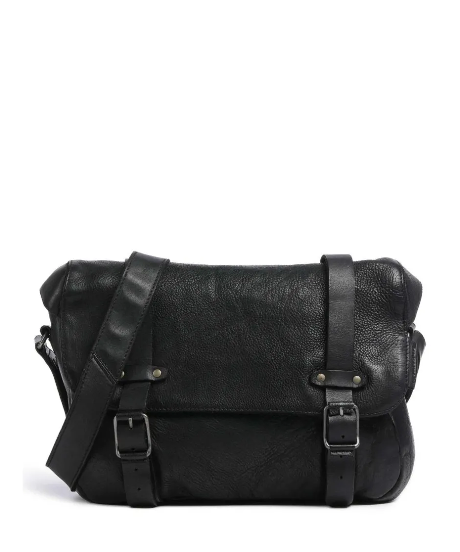 Aunts & Uncles Business- & Laptop Bags|Crossbody Bags-Barbershop Anchor Messenger bag grained leather