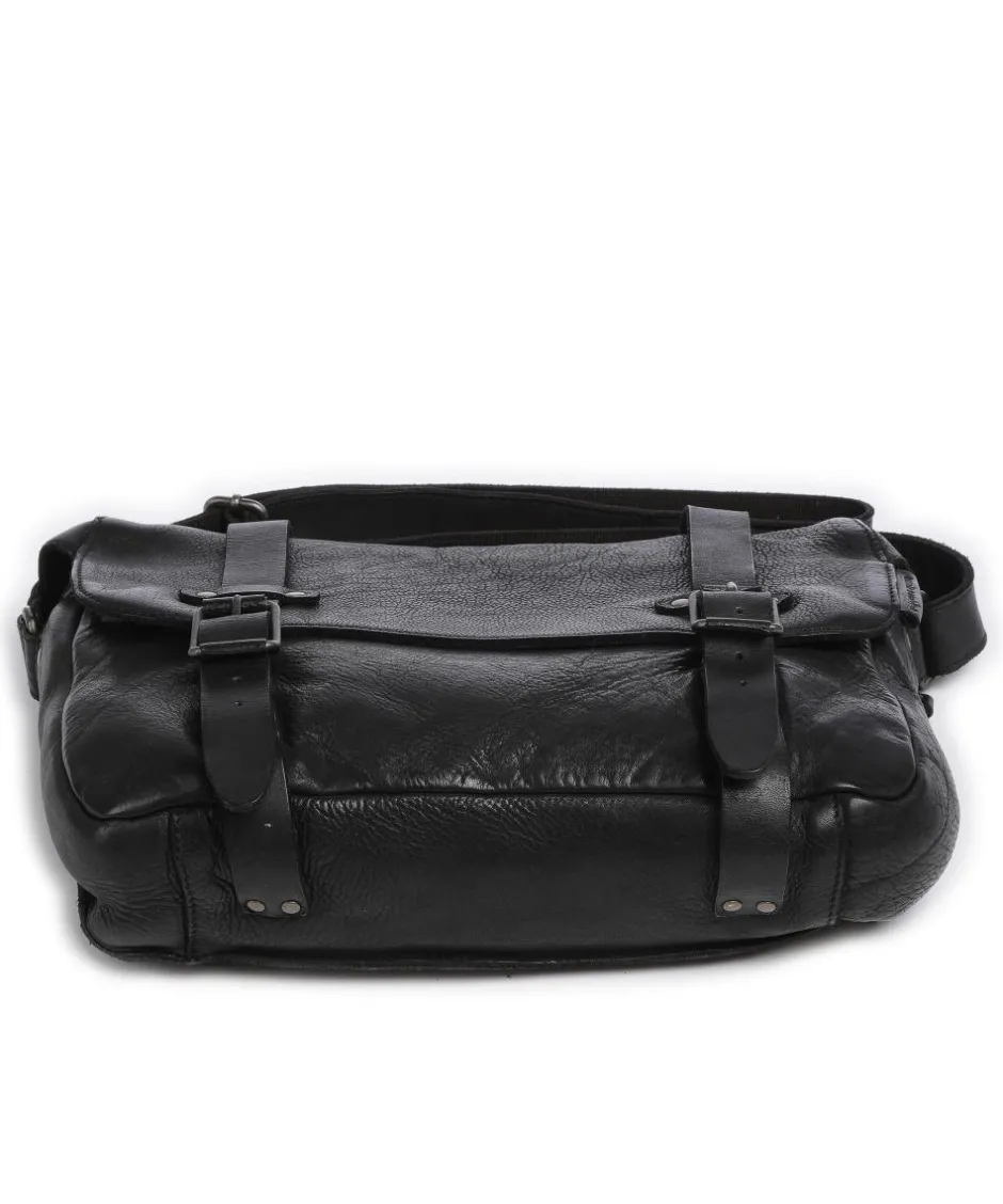 Aunts & Uncles Business- & Laptop Bags|Crossbody Bags-Barbershop Anchor Messenger bag grained leather