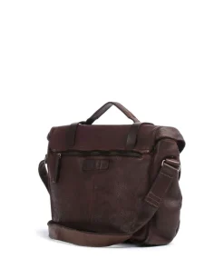 Aunts & Uncles Business- & Laptop Bags|Crossbody Bags-Barbershop Bandholz Messenger bag fine grain leather