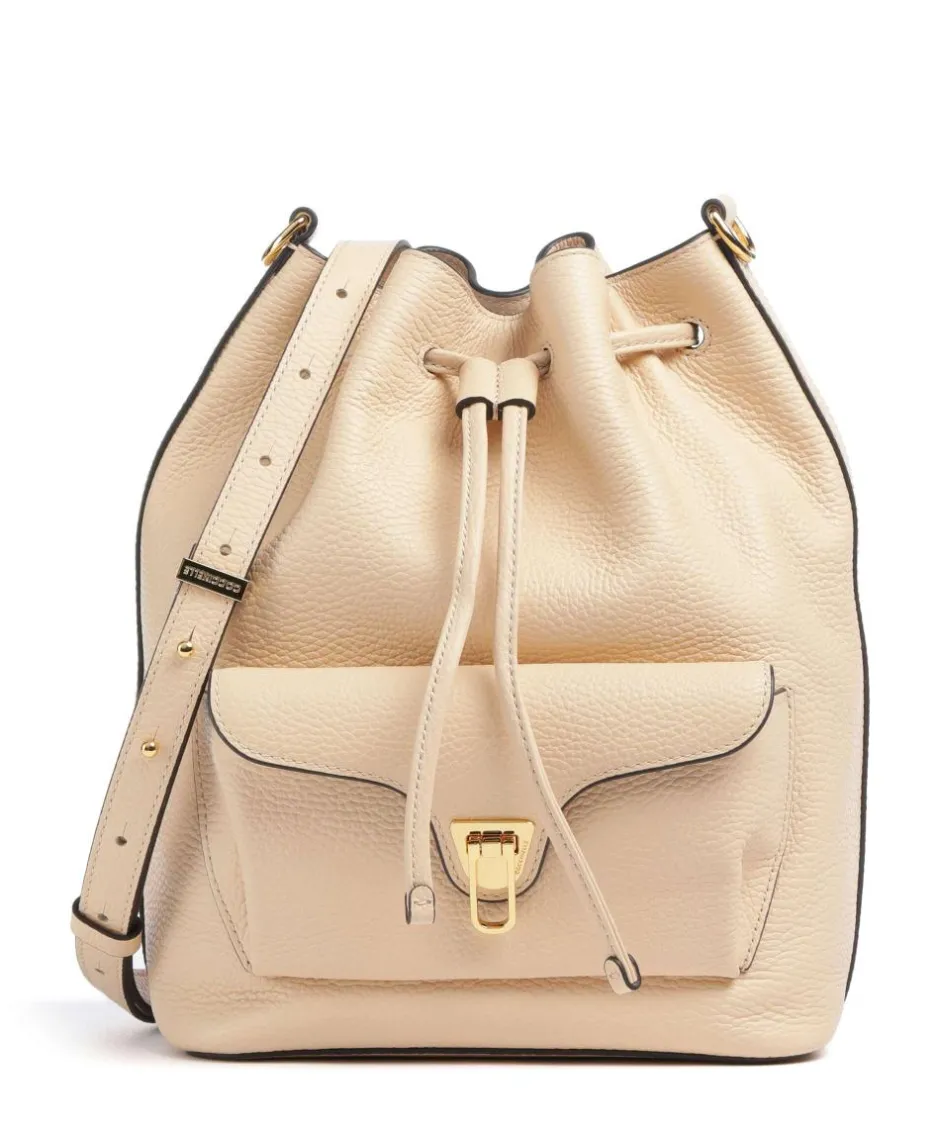 Coccinelle Crossbody Bags|Hobo Bags-Beat Generation Bucket bag grained cow leather