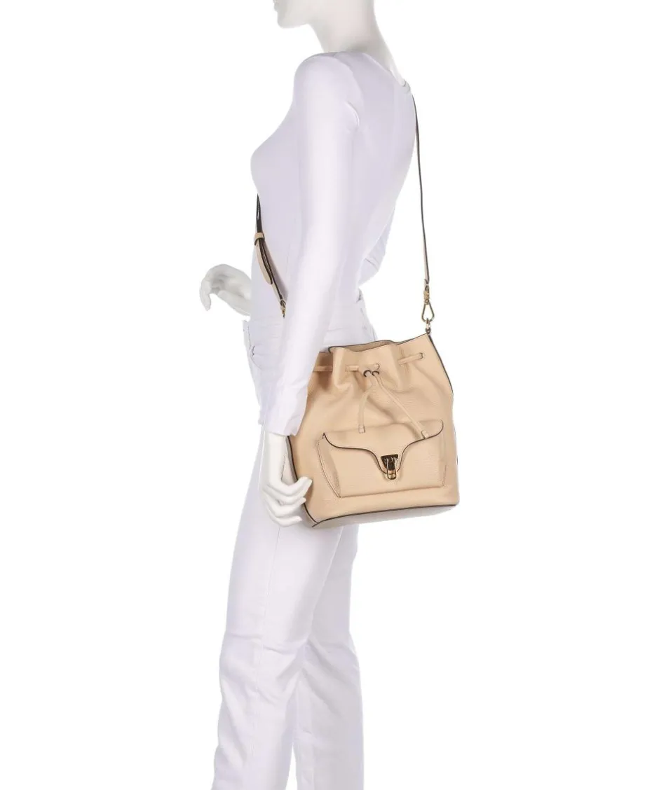 Coccinelle Crossbody Bags|Hobo Bags-Beat Generation Bucket bag grained cow leather