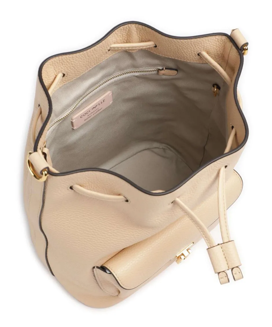 Coccinelle Crossbody Bags|Hobo Bags-Beat Generation Bucket bag grained cow leather